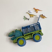 다이노트럭 공룡트럭 빅사이즈 유아 키즈 남아 아들선물 튼튼, 구매후취소불가(평일2-3일소요. 리오더시2주), 공룡3종+공룡알+나무