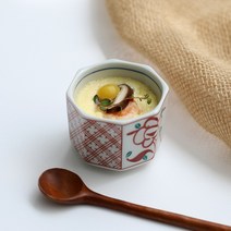 오반자이 팔각도기컵 일본 도자기 컵 레트로컵 편리한컵 깔끔한물컵 찻잔 다기잔, 오반자이 팔각도기컵[꽃무늬]