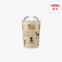 써모스X제로퍼제로 돔리드 콜드컵 300ml, 도그딕셔너리（DOG）