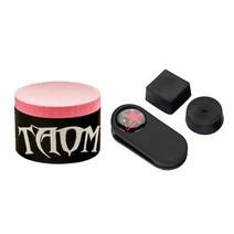 타옴초크 오리지널 TAOM 초크 라운드 블루 그린 컬러 당구 초크 당구 초크 액세서리 스누커 초크 전문 큐 초크, 3pcs, 핑크 크리컬