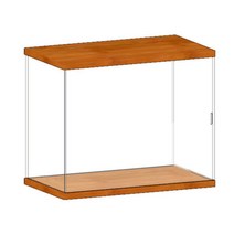 다층 계단식 인테리어 피규어 장식장 레고 아크릴 진열장 우드 취미방 꾸미기, 스페셜25x20x25cm[열림문]