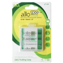 알로플러스 제이티원 AAA size-allo 1100mAh 4알 1SET 충전지, 2개, 4개입