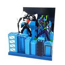 [알꿀밤-메탈퍼즐-ETC] 입체 에바VS사도-컬러, 1팩, 컬러