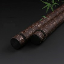 대나무 피리 대금 단소 플룻 퉁소 하드케이스 보관 가방, 외장70cm/내장65cm