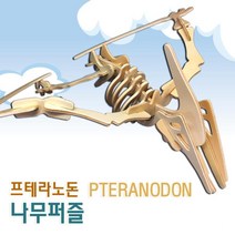 프테라노돈 우드퍼즐 공룡 뼈모양 피규어 학습 실험 돌봄 교구 방과후 과학 맞추기 수업 실습