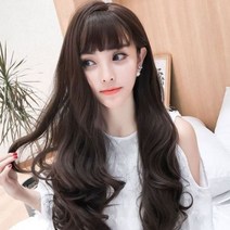 여신가발 웨이브가발 여성가발 통가발 패션가발 자연스러운통가발 158035, 세이렌-밀크_망X 158035