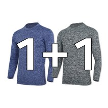 쿨티셔츠 냉감 긴팔 쿨맥스 작업복 상의 빅사이즈 1+1