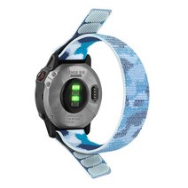 Garmin Descent Mk2/Mk1/G1 용 22mm 26mm 스마트 워치 스트랩 Enduro/Epix/MARQ 팔찌 후크 루프 나일론 밴드