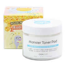 코아코스 몬스터 토너패드 70p, 180ml, 4개