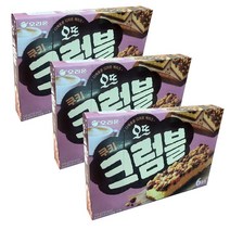 오리온 오뜨 쿠키 크럼블 168g, 3개