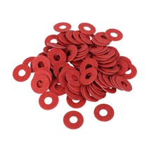 Sodial (R) 100pcs 빨간 마더 보드 나사 절연 섬유 와셔, 1개