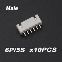 카충이 배터리재생기 10pcs 스파크 남성 여성 균형 충전 터미널 커넥터 xh2.5 용, 5s-6p 남성 10pcs