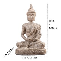 조각상 정원조각상 조형물 정원장식품 vilead buddha statue 태국 buddha 조각 힌두교 fengshui 입상 명상 미니어처 인테리어 룸 홈 장식 공예, 모래 불상 134, 사진으로