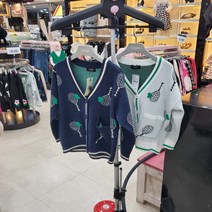 셀덴 송파엔씨 산뜻한 컬러감의 테니스 자가드 가디건 EDCK22153