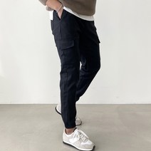 빠델 남성용 스판 밴딩 카고 조거팬츠