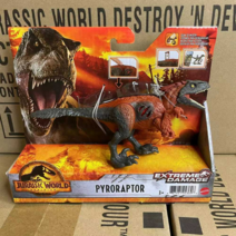 마텔 쥬라기월드 파키케팔로사우루스 공룡 피규어, 수트 HFF19 바운싱 벨로시랩터