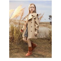 오렌지다몸_여아코트) 이중카라트렌치코트