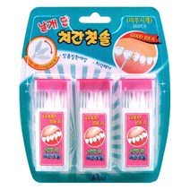 에스엠플러스 날개단치간칫솔 이쑤시개 잇몸관리 치석제거 휴대용, 1개, 180개