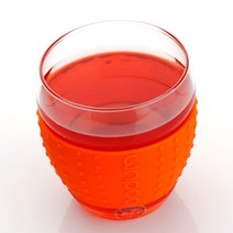 보덤 [보덤] 파비나 글라스 컵(오렌지) 0.35L 2p, 단일옵션