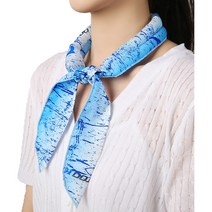 오투아이스 국내제작 쿨스카프 10종 아이스머플러 쿨 냉머플러 오투라이프 스포츠머플러, 블루페인팅