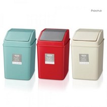 [코멕스] 클린푸쉬 휴지통 3.5L 베이지 F6AB 픽플, 상세페이지 참조