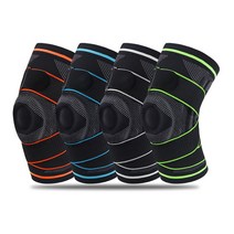 조정 가능한 가압 벨트 압축 탄성 Kneepads 스포츠 슬개골 무릎 지원 슬리브 농구 배구 휘트니스 기어
