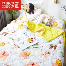 여름이불 순면 세탁기사용가능 더블 에어컨이불 워싱면 이불 학생싱글 기숙사 봄가을이불 g얇은여름