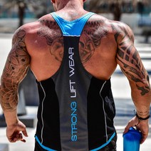 캠핑쇼우 남자헬스용 Y백나시 나시