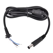 DC 7.4x5mm 플러그 커넥터 전원 케이블의 경우 Dell Lapto 용 HP 용 중앙 핀이있는 전원 케이블