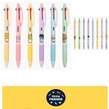 카카오프렌즈 노크식 3색볼펜 멀티볼펜, 2.카카오 프렌즈 3색 볼펜(0.7mm), 라이언