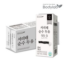 바디랩 서리태 순수 두유 99.9, 24개, 190ml