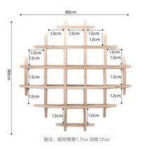 벽걸이 설치 우드쇼케이스 원목 다완 찻장 다기 수납장 찻잔 다도 진열장 장식장, 스몰사이즈박고대80CM지름0.8m중소구형