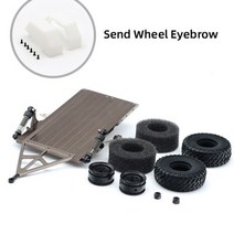 호환 트레일러 승용차 캠핑카 견인 장치 고리 댐핑 서스펜션 금속 분위기가 소형 섀시 시뮬레이션, 샴페인 세트 1