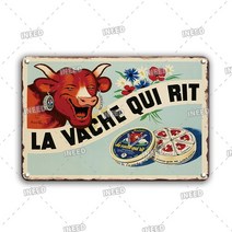 간판 현판 문패 호실판 골동품 정육점 가이드 금속 빈티지 주방 동물 시장 주석 사인 아트 컷 금속판 벽 장식, 22.60124 - 20x30cm