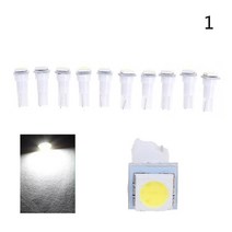 저렴한 LED T5 5050 계기 전구 24V DC 자동차 대시 보드 게이지 램프 10 개, 한개옵션1, 01 A1, 01 A1