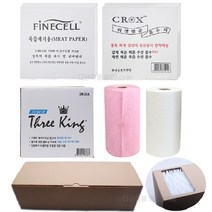 미트페이퍼 1롤 후레쉬업 흡수패드 흡수지 4종, 크록스 흡수지 핑크 1롤