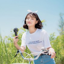 2020 휴대용 미니 선풍기 블루필, 스노우화이트