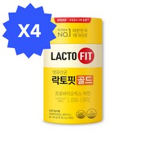 종근당 락토핏 포뮬러 생유산균 골드 프로바이오틱 락토피 라토핏 랏토핏 락토픽 코스트코 홈쇼핑 락토 lacto 온가족 패밀리 유산균 프로바이오틱스 유상균 대용량, 4통