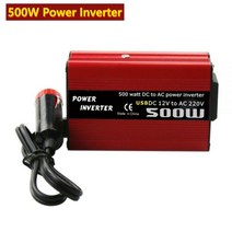 500W DCAC 전원 변환기 DC 12V110V 220V AC 자동차 인버터 자동 변압기 듀얼 USB 어댑터 100% 브랜드, 12V to 220V AC