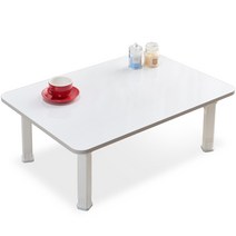 퍼니우드 E0등급 프리미엄보드 좌식테이블 직사각, 베이직 특대 600X800 화이트