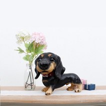 마이펫 닥스훈트 동물 장식 소품 인형