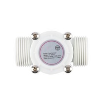 유량계 조절 1-30L/ Min DC 5 ~ 24V 홀 효과 수류 센서 카운터 미터 유량계 측정 온도 계측기, 한개옵션0