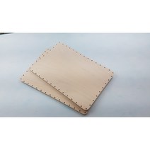 라탄공예 코팅자작나무합판 20cmx30cm 직사각나무판 6.5T