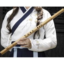 8홀 대나무 피리 관악기 각시탈 단피리 옛날 악기, 지주 (G 키 8홀) (초보자에게 권장)
