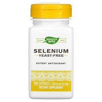 네이처스웨이 갑상선 좋은 음식 영양제 삼키기쉬운 셀레늄 200mcg 100정