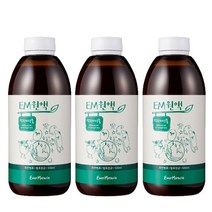 [이엠코라존] EM원액 (500ml) 3개 복합미생물제제 유용미생물 발효종균, 500ml