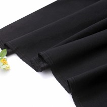짱패브릭 블랙간절기폴리 원단 패브릭#, 1마 (고정폭 약140cm*90cm)