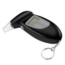 Alcohol Breath Tester Breathalyzer Analyzer Detector Keychain Device With LCD Screen, 한개옵션0
