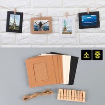 전시관 홍보 아기사진 어린이집 액자 세트 3개 박람회 사진꽂이 전시용 실내 미들 DIY, 중 10P