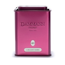 DAMMANN FRERES 프랑스 정품 다만프레르 카르카데 삼바 틴케이스 100g, 1개